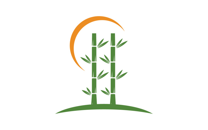 Bamboo tree logo vector v.17 Logo Template