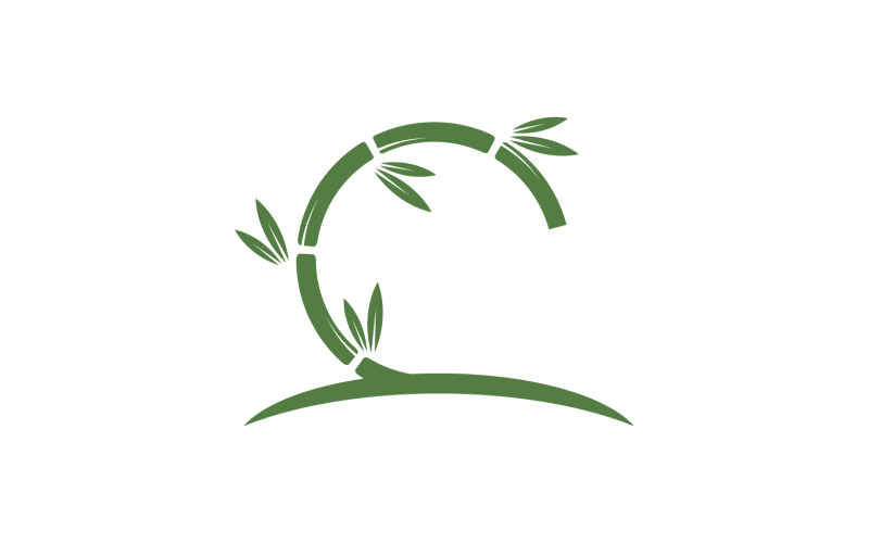 Bamboo tree logo vector v.18 Logo Template