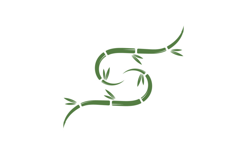 Bamboo tree logo vector v.22 Logo Template
