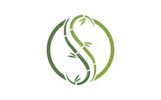 Bamboo tree logo vector v.2