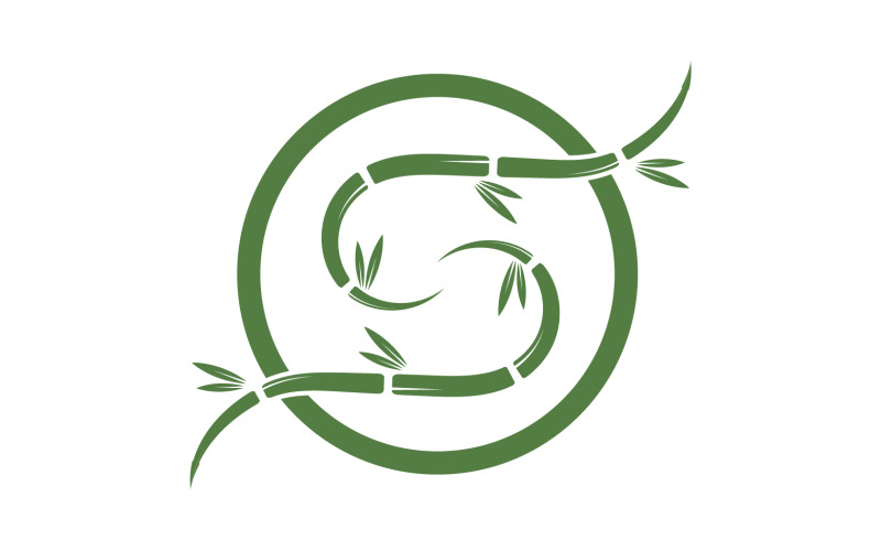 Bamboo tree logo vector v.31 Logo Template
