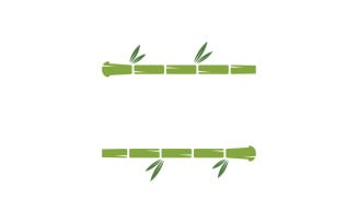 Bamboo tree logo vector v.3