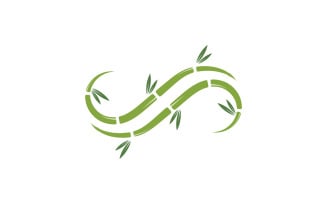 Bamboo tree logo vector v.4