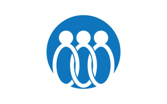 Family care people team success human character community logo v.28