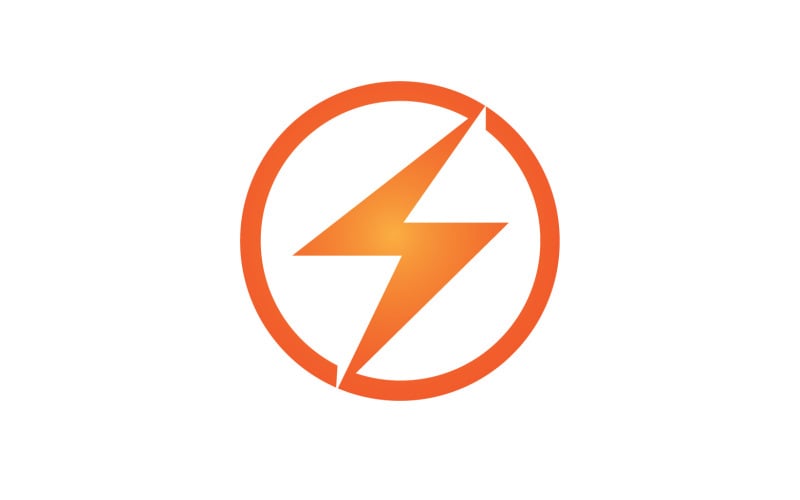 Strom thunderbolt flash lightning logo v.20 Logo Template