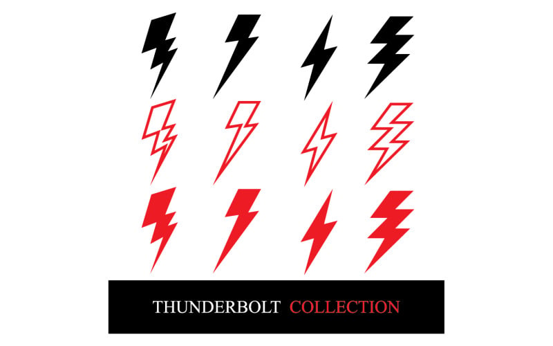 Strom thunderbolt lightning vector logo v.1 Logo Template