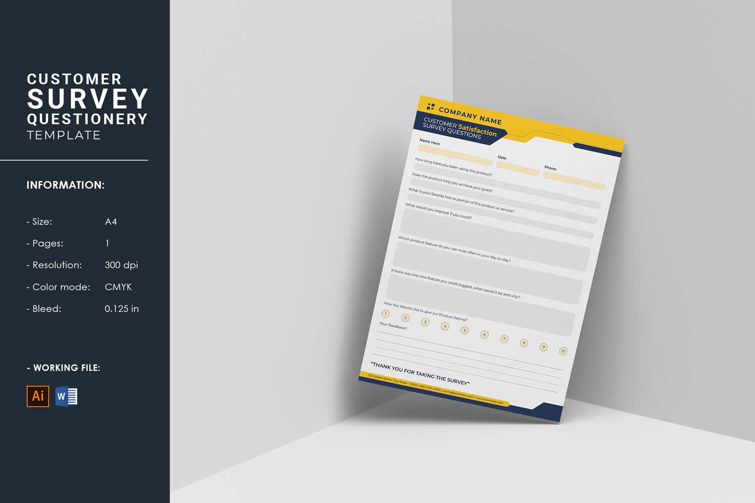 Template #349793 Questionnaire Client Webdesign Template - Logo template Preview