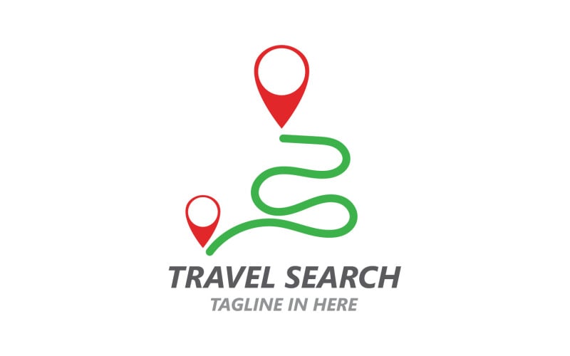Maps location icon logo share v.5 Logo Template