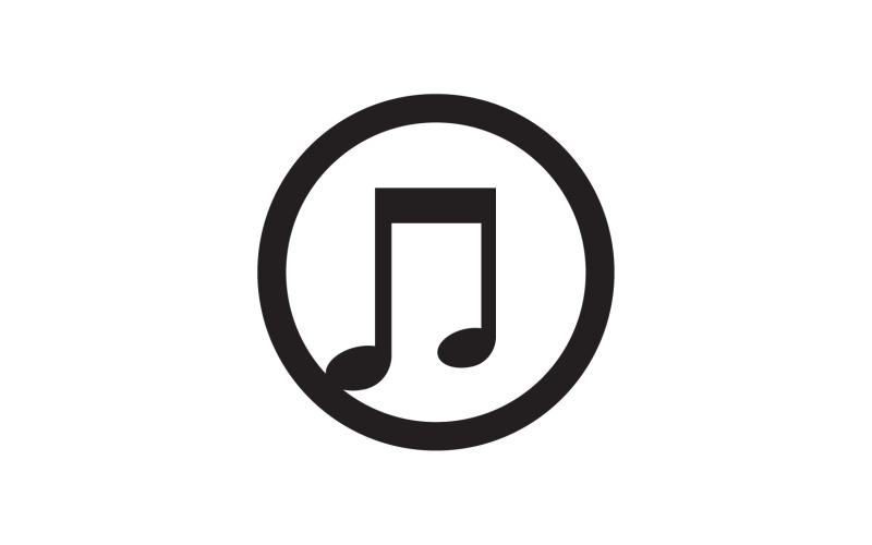 Music sound player app icon logo v.13 Logo Template