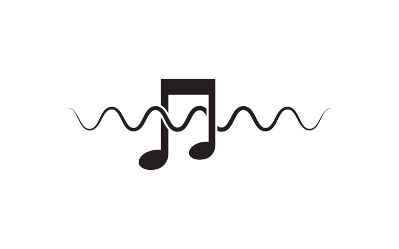 Music sound player app icon logo v.1 Logo Template