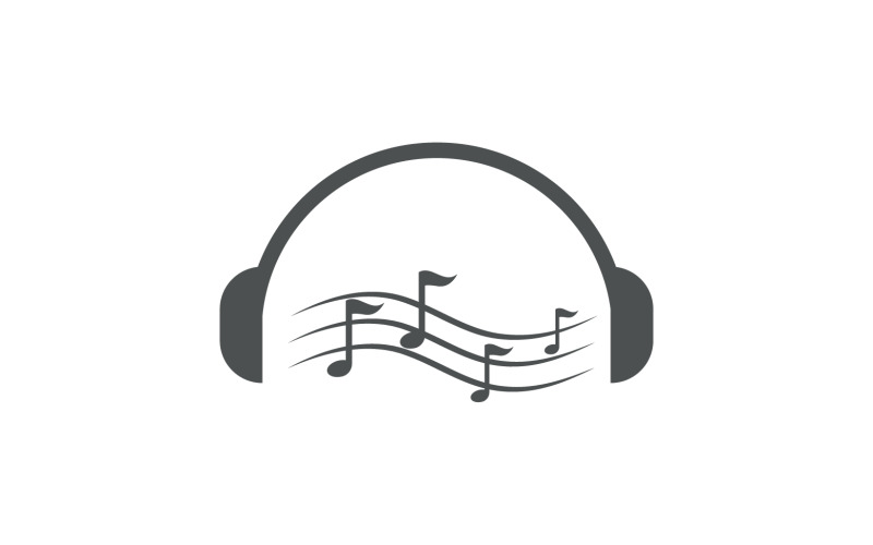 Music sound player app icon logo v.7 Logo Template
