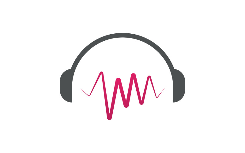 Music sound player app icon logo v.8 Logo Template