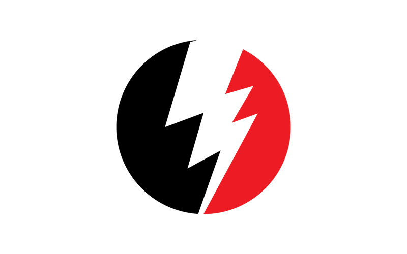 Strom thunderbolt lightning vector logo v.35 Logo Template