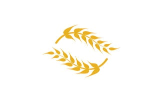 Wheat oat rice logo food v.6