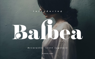 Balbea - Decorative Serif Font
