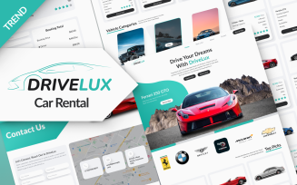 DriveLux - The Elegant HTML Template for Car Rental / Car Dealer - Drive in Style