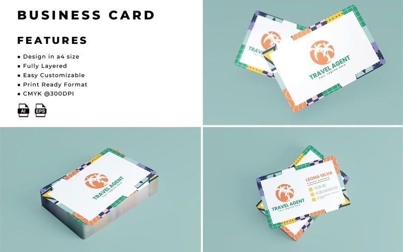 Elegant Business Card Design 2 Corporate Identity