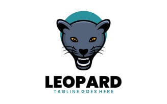 Leopard Simple Mascot Logo