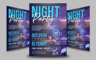 Night Party Template Flyer 3