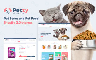 Petzy-Pet Store and Pet Food Shopify 2.0 Themes