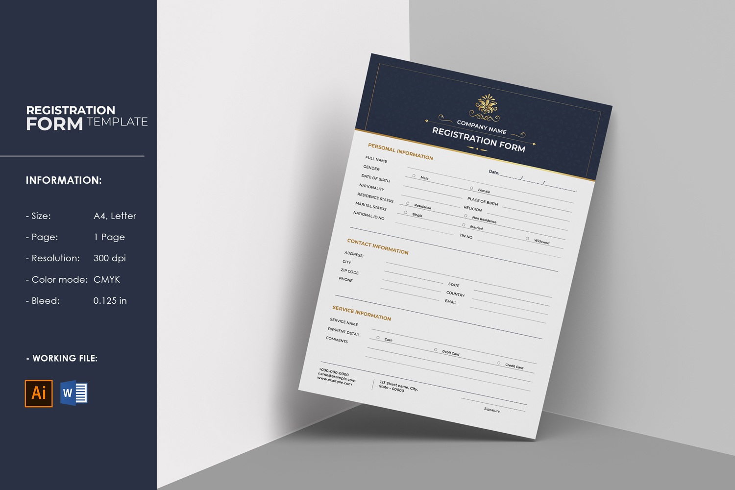 Template #349925 Form Application Webdesign Template - Logo template Preview
