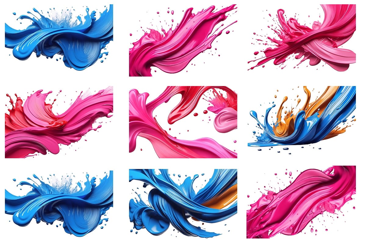 Kit Graphique #349979 Colorful Splash Divers Modles Web - Logo template Preview