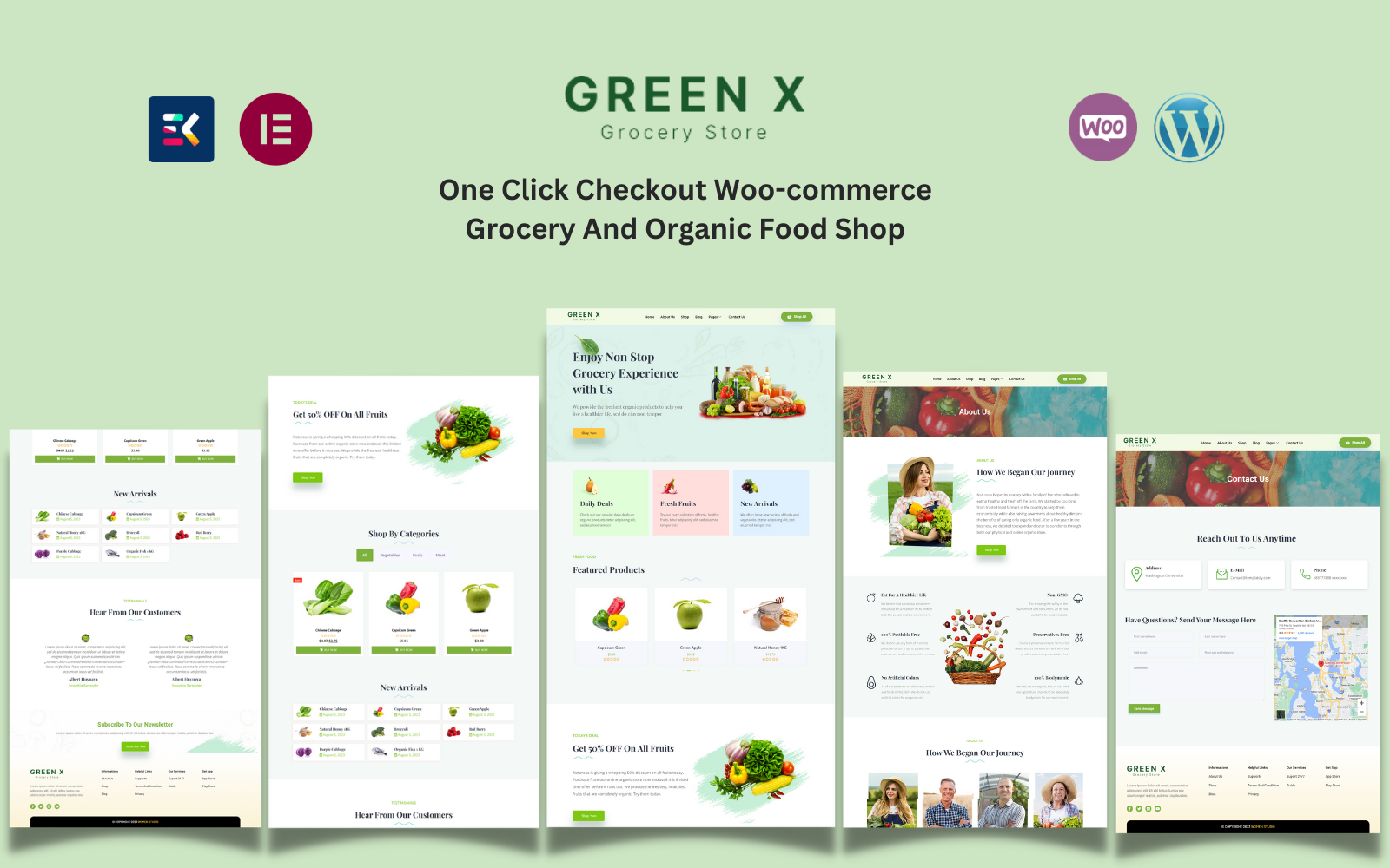 Template #349997 Food Fruits Webdesign Template - Logo template Preview