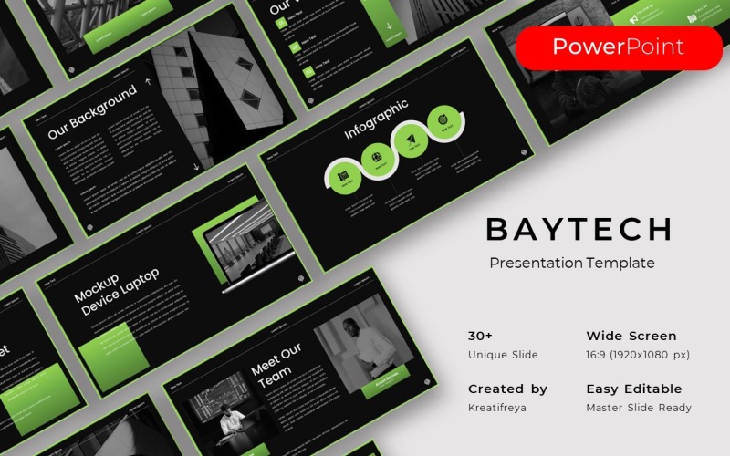 Baytech - PowerPoint Business Template PowerPoint Template