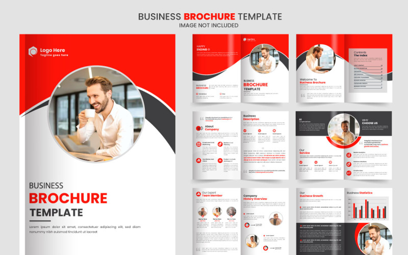 company profile brochure design ,Brochure creative design. Multipurpose template with cover Illustration