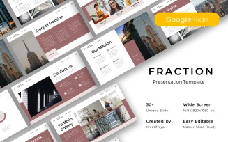 Fraction - Business Google Slide Template