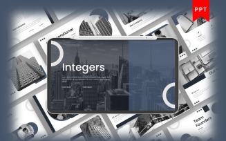 Integers - Business PowerPoint Template