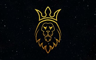 Creative Lion King Logo Design - Brand Identity