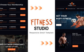 Fitness Studio – Responsive Email Template