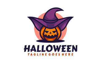 Halloween Mascot Cartoon Logo 2