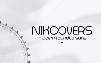 Nikoovers - Modern Rounded Font