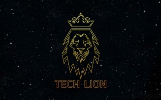 Tech Lion Logo Design - Brand Identity