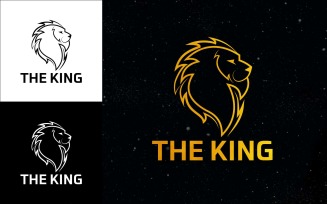 The King Lion Logo Design - Brand Identity