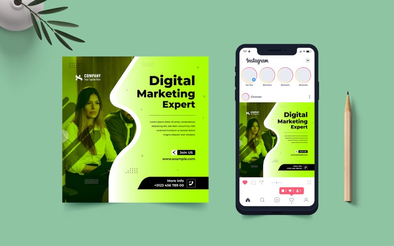 Digital Marketing Agency Social Media Design