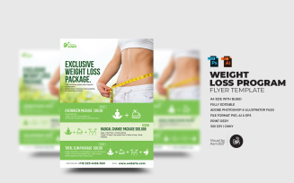 Weight Loss Program Flyer Template