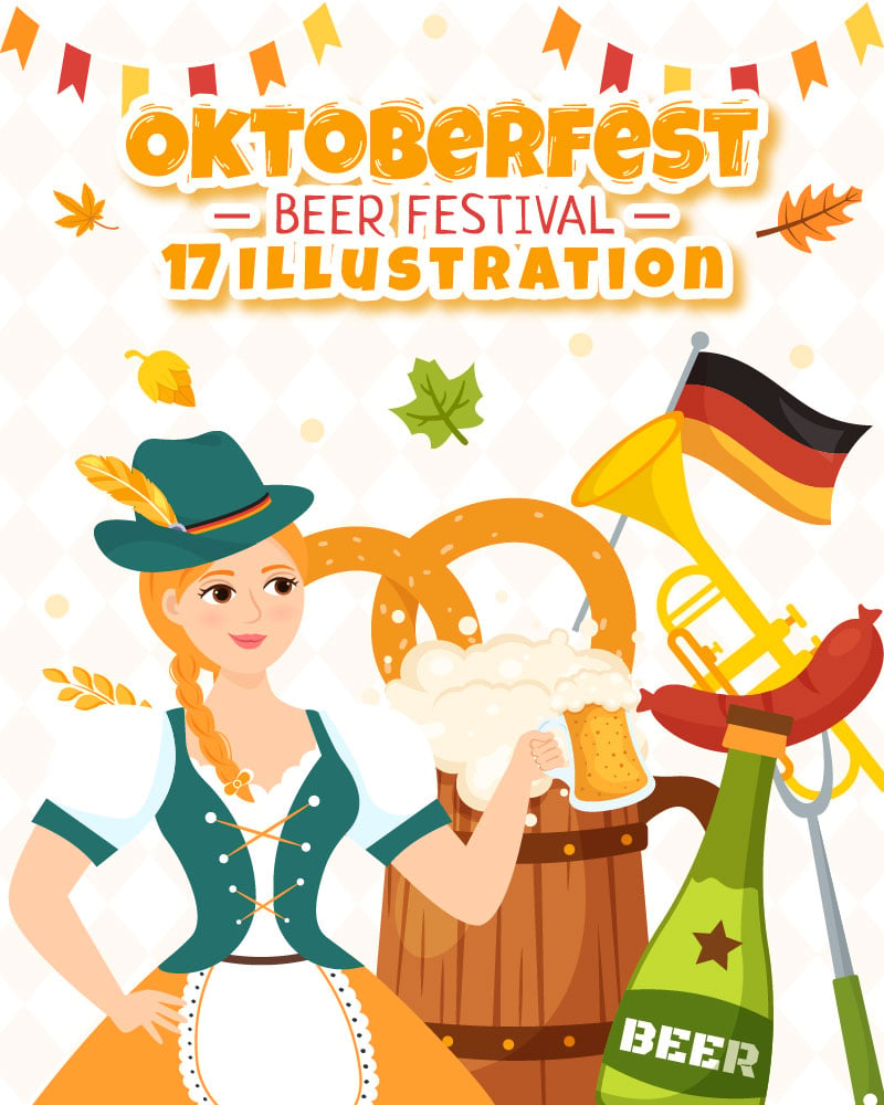 Kit Graphique #350242 Festivalival Oktoberfestival Web Design - Logo template Preview
