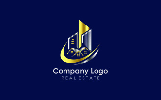 Real Estate Company Logo - Construction - Investment