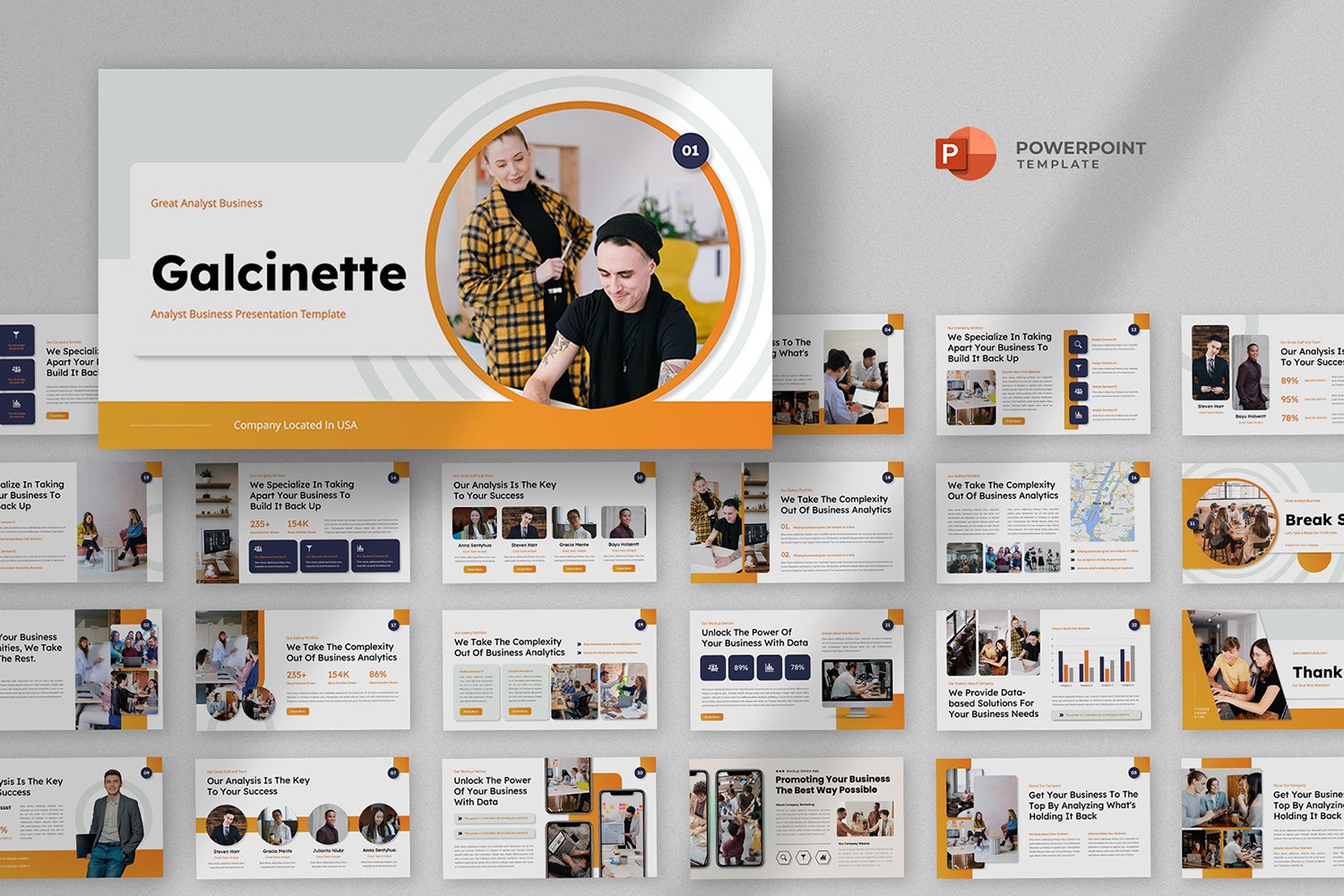 Kit Graphique #350518 Agency Analysis Divers Modles Web - Logo template Preview