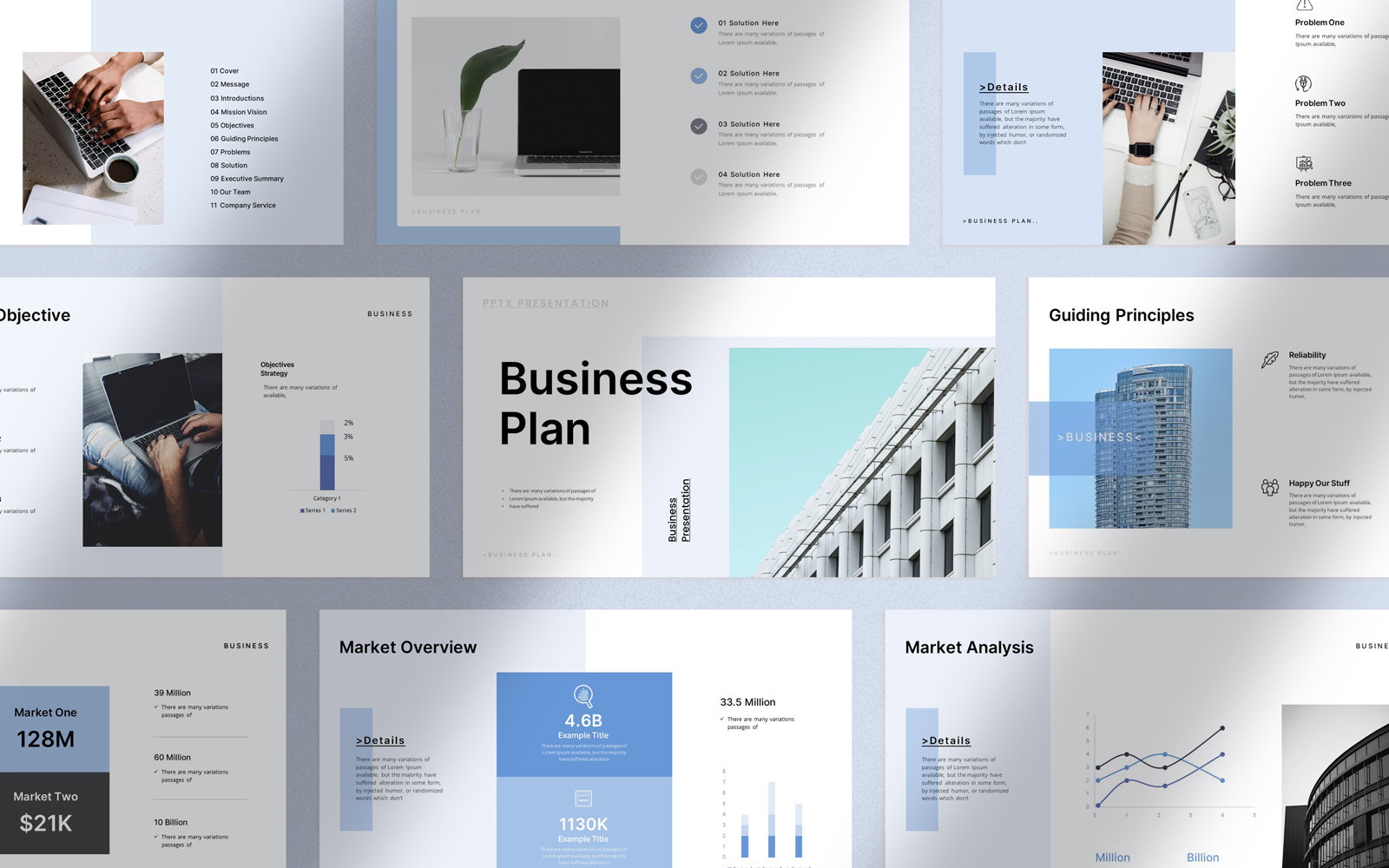 Kit Graphique #350523 Business Plan Divers Modles Web - Logo template Preview