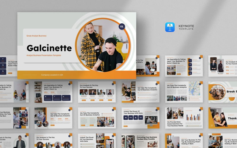 Galcinette - Business Analysis Keynote Template