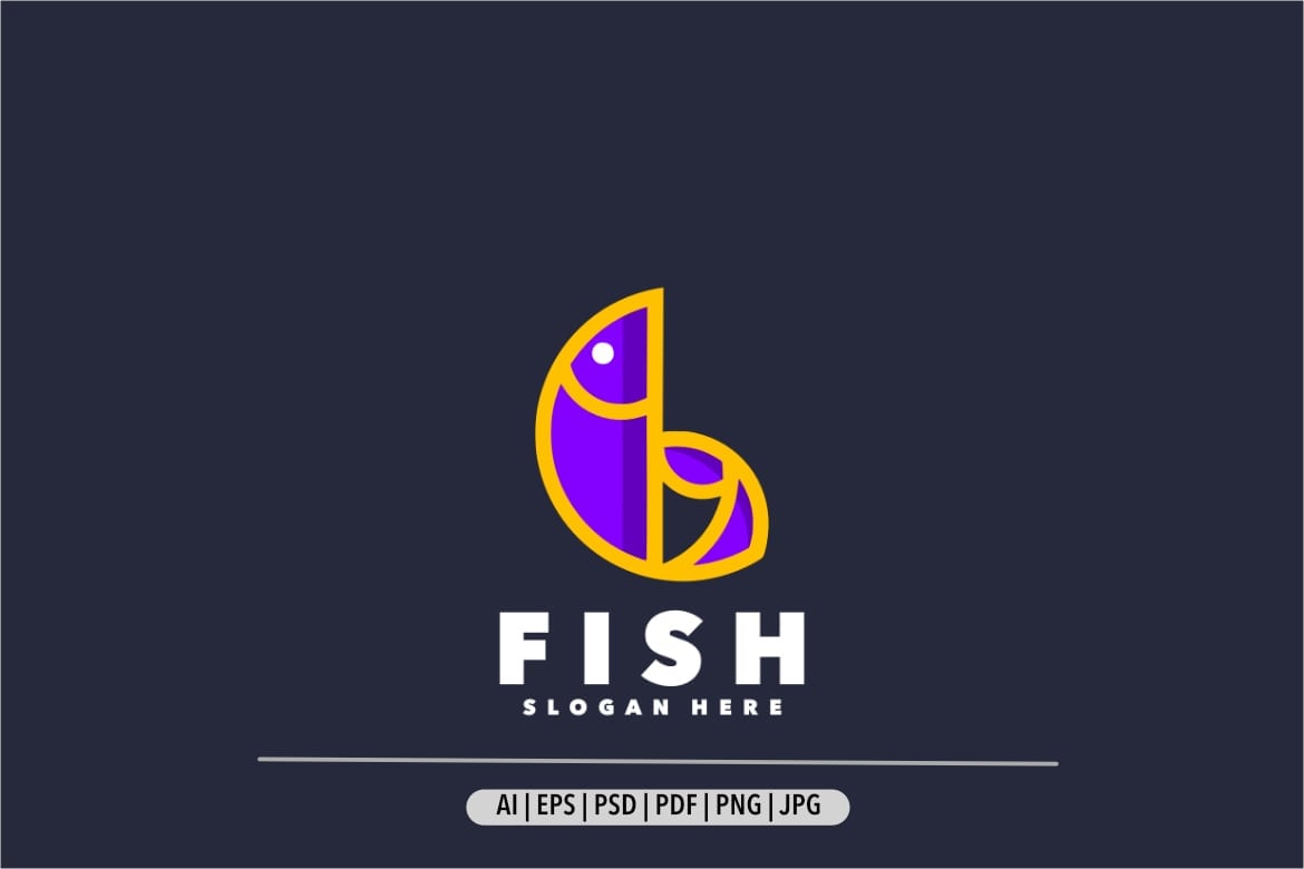 Template #350685 Fish Dish Webdesign Template - Logo template Preview