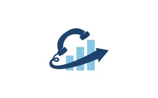 Call Data tracker business logo template