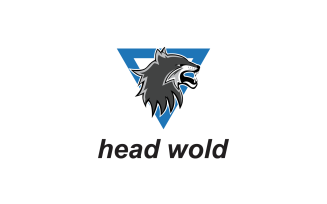 Wold Triangle Black Logo Modern Minimalis