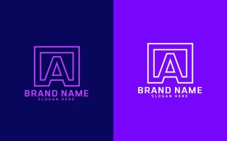 A letter Logo Design - Brand Identity