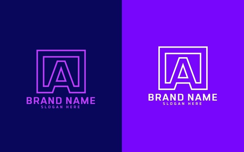A letter Logo Design - Brand Identity Logo Template