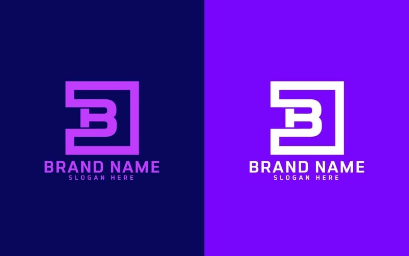 Brand B letter Logo Design Logo Template